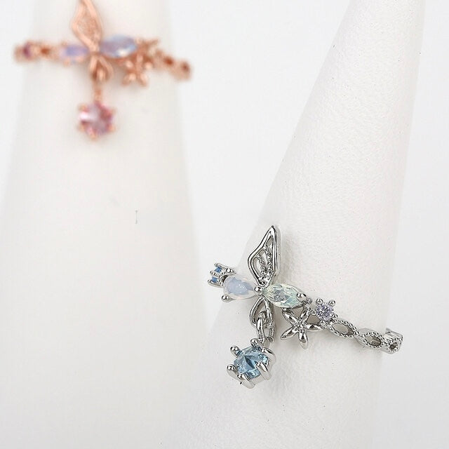 Pinkie Butterfly Ring Made in Korea - 2 colors