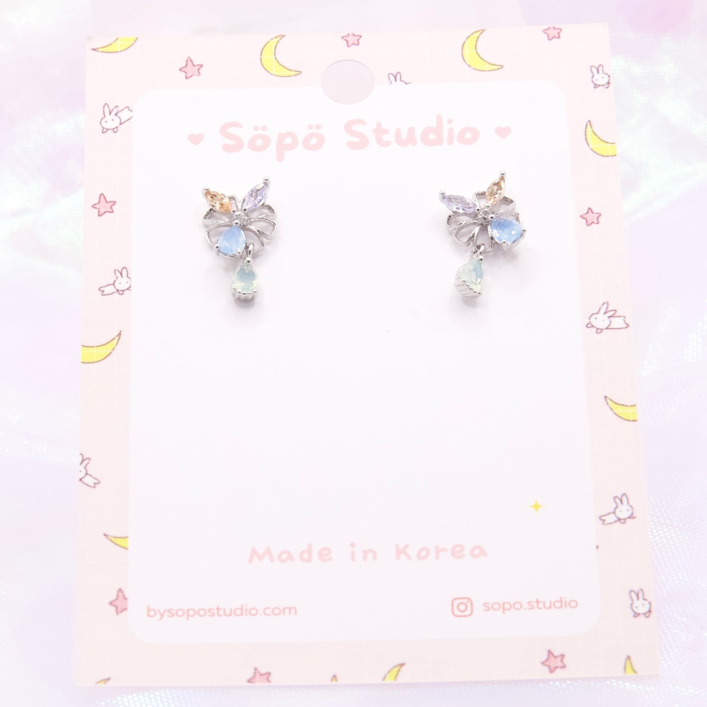 Dainty Dreamie Flower Korean Earrings - 2 colors