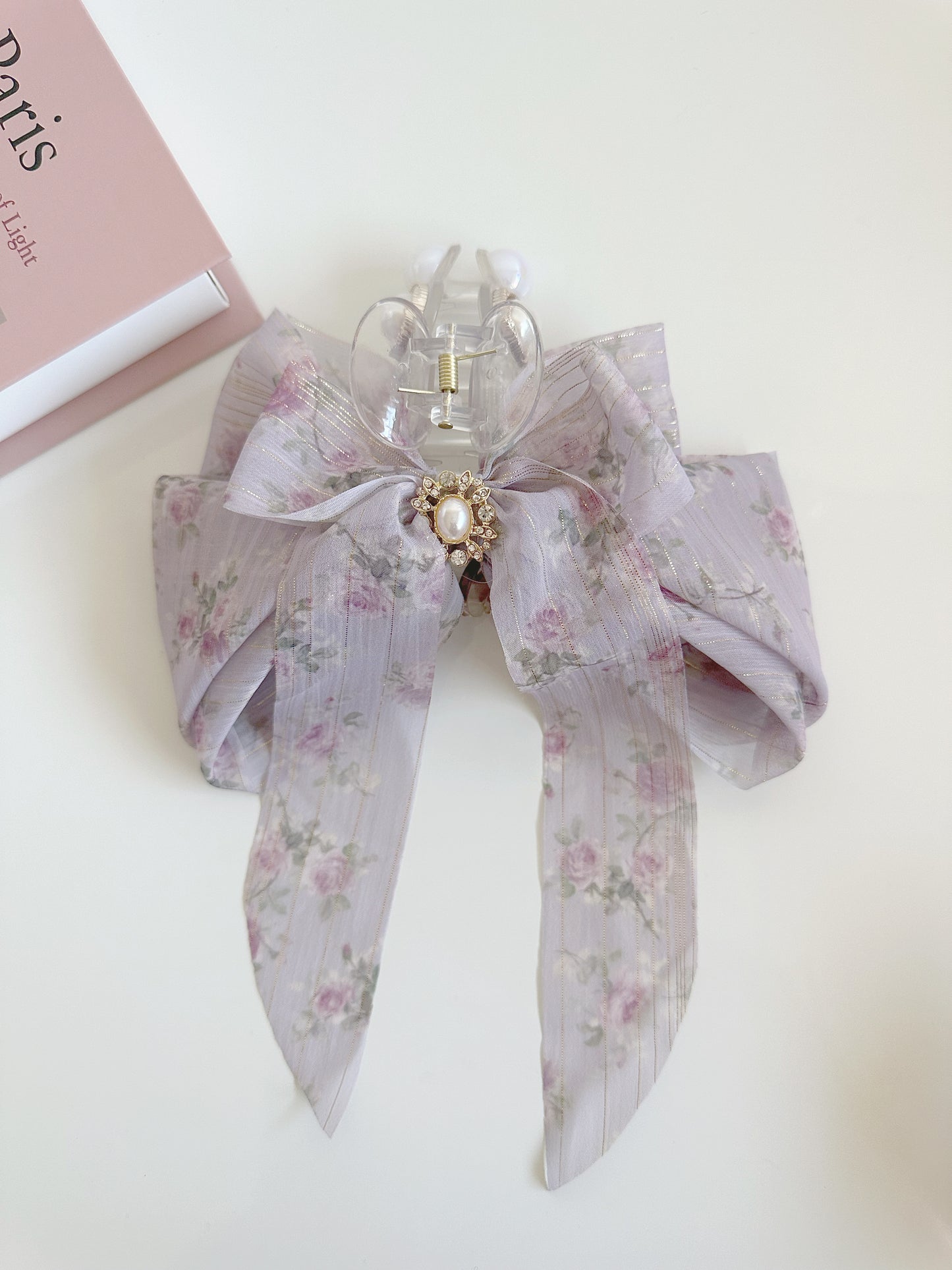 Korean Fairy Large Bowknot Princess Style Hair Claws - 3 Colors