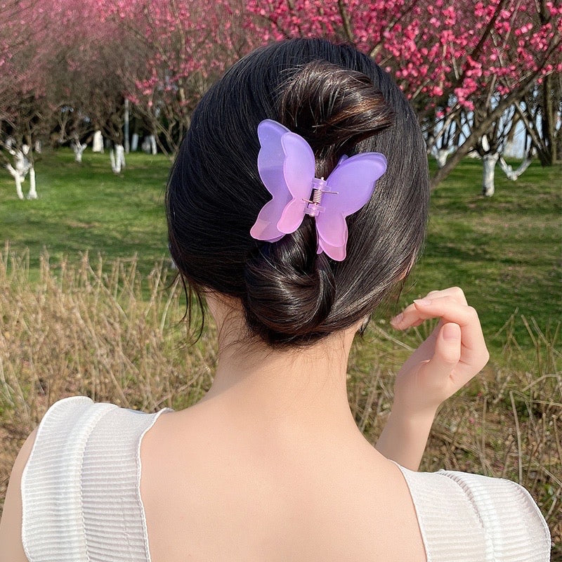 Cute Magical Butterfly Ombre Hair Claws - 5 colors