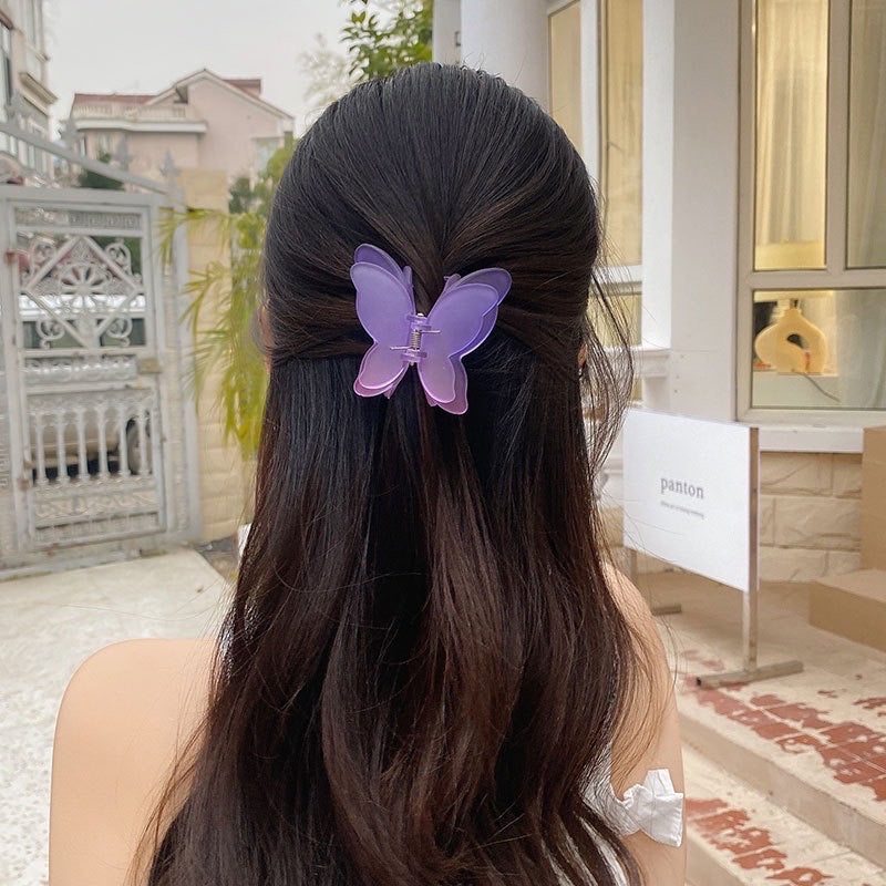 Cute Magical Butterfly Ombre Hair Claws - 5 colors