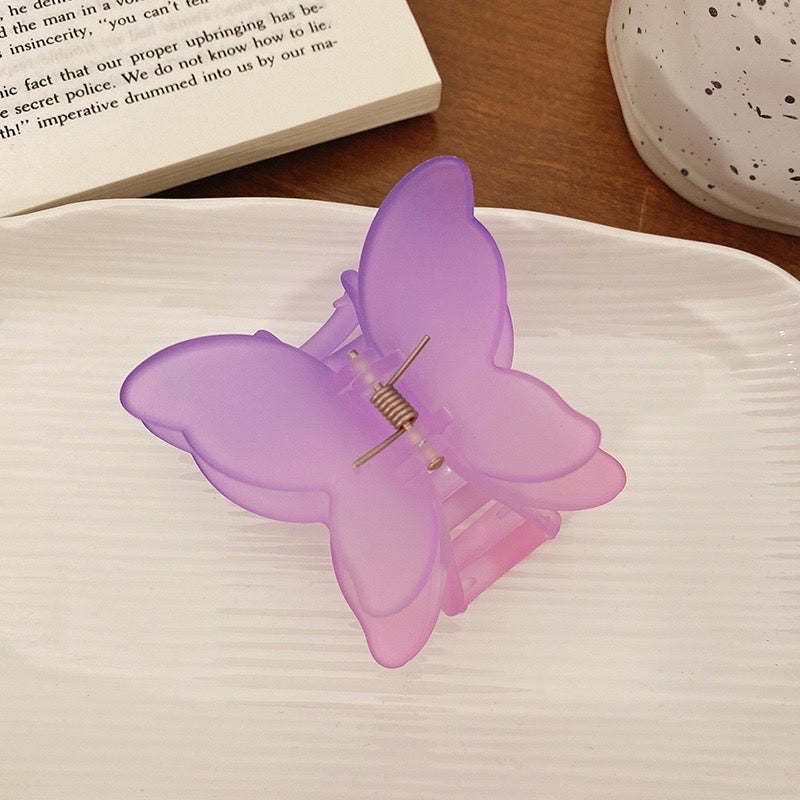 Cute Magical Butterfly Ombre Hair Claws - 5 colors