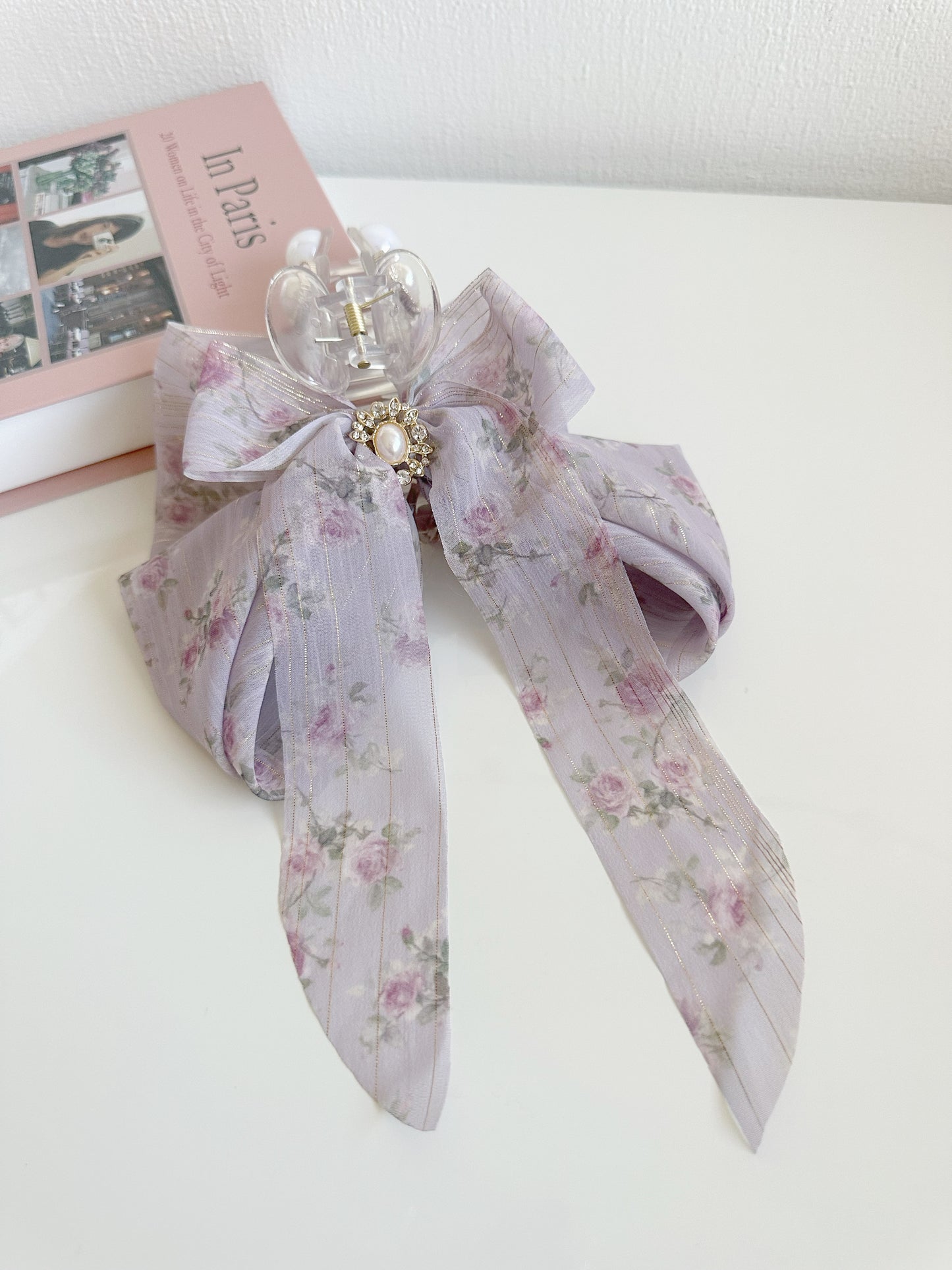 Korean Fairy Large Bowknot Princess Style Hair Claws - 3 Colors