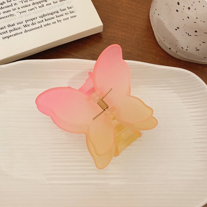 Cute Magical Butterfly Ombre Hair Claws - 5 colors