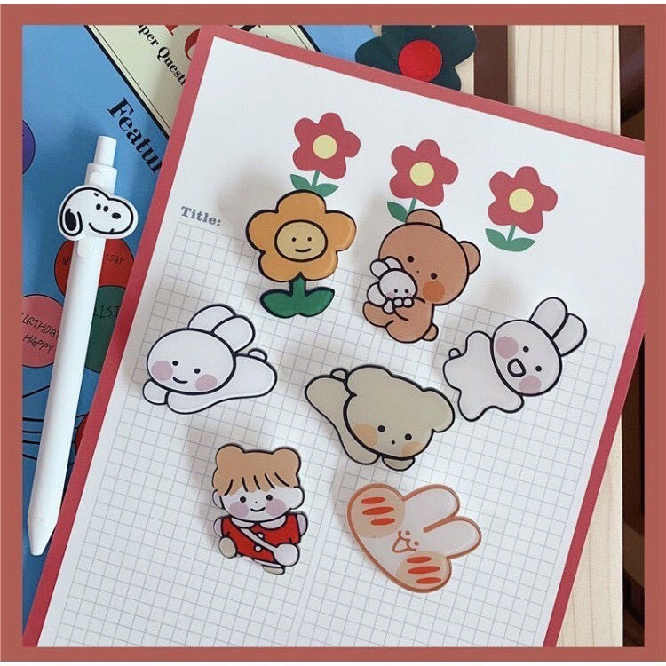 Cute Korean Style Cartoon Brooch Lapel Pin