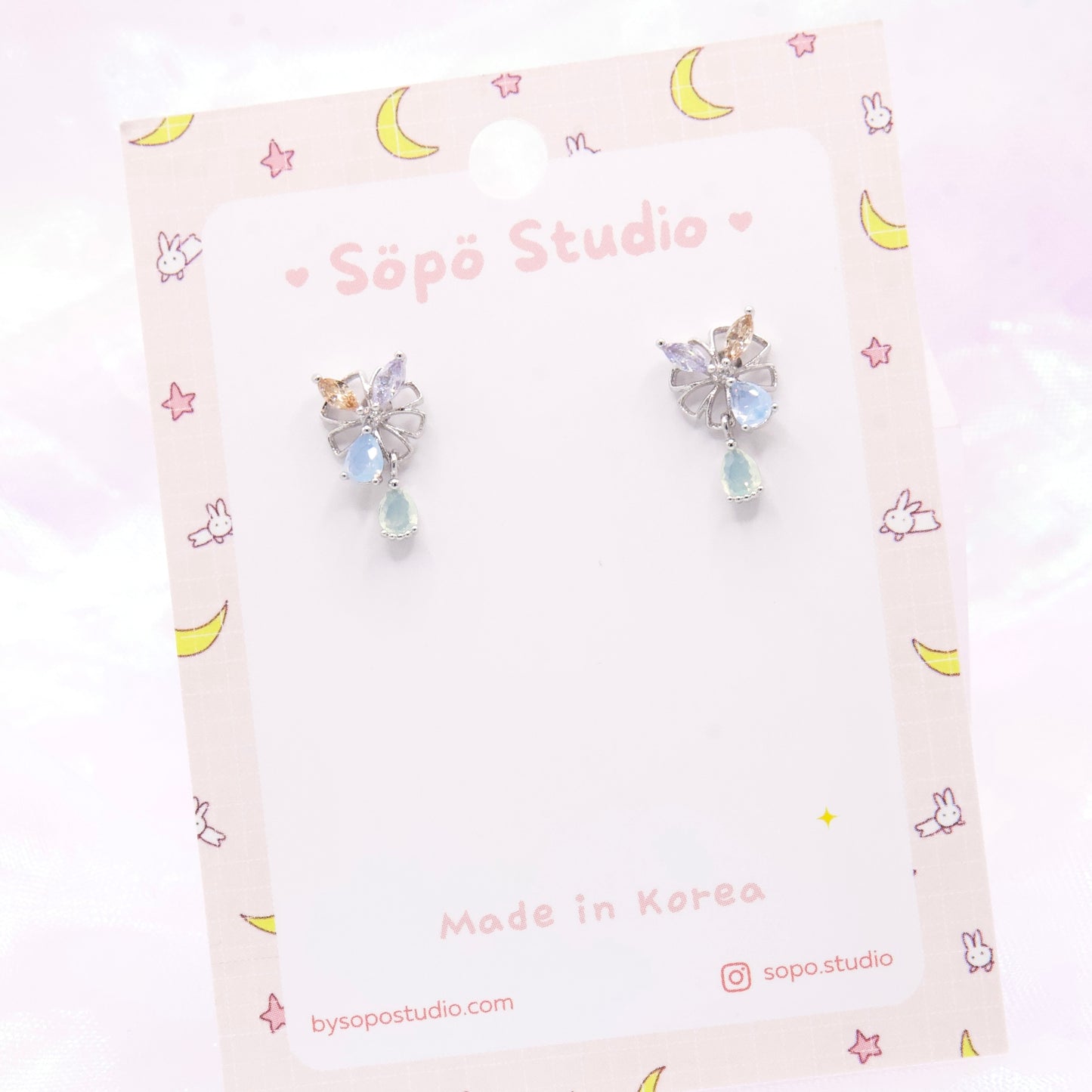 Dainty Dreamie Flower Korean Earrings - 2 colors