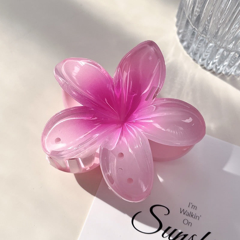 Summer Jelly Flower Hair Claws - 11 colors