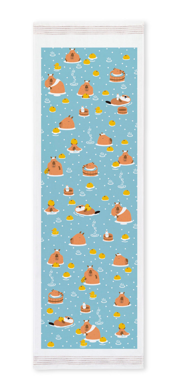 Capybara Tenugui Kitchen Towel - Made in Japan