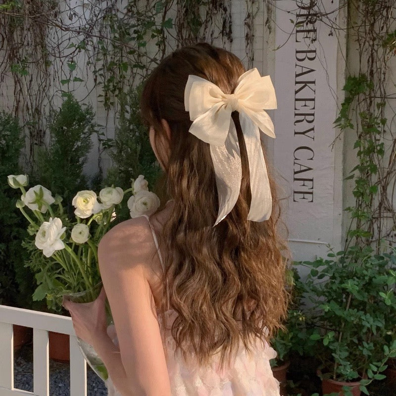 Korean Style Bow Knot Hair Clips Spring Version - 3 colors