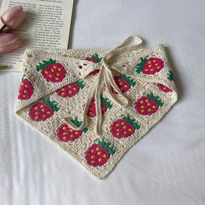 Crochet Triangle Head Scarf
