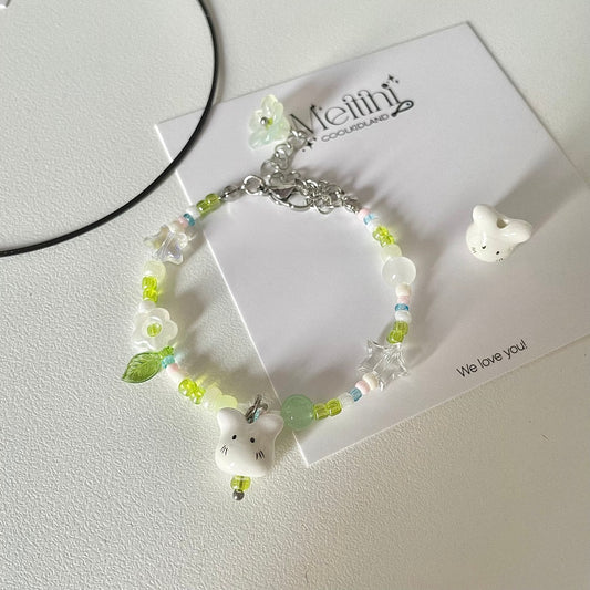 Handmade Magical Forest Ghibli Inspired Bracelet