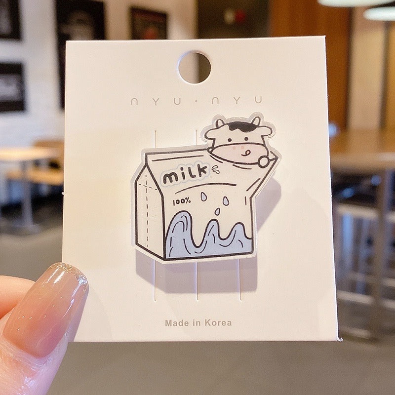 Cute Korean Style Cartoon Brooch Lapel Pin