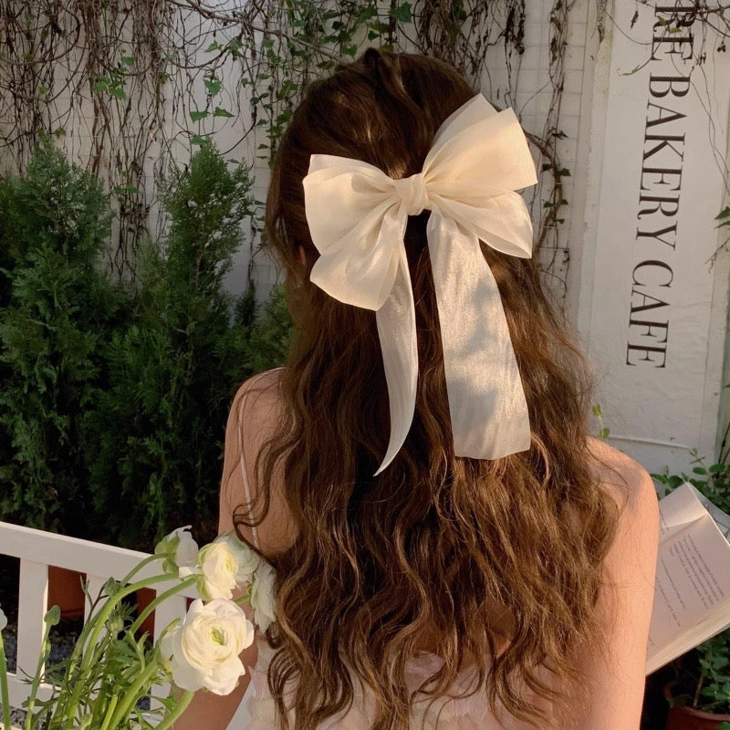 Korean Style Bow Knot Hair Clips Spring Version - 3 colors