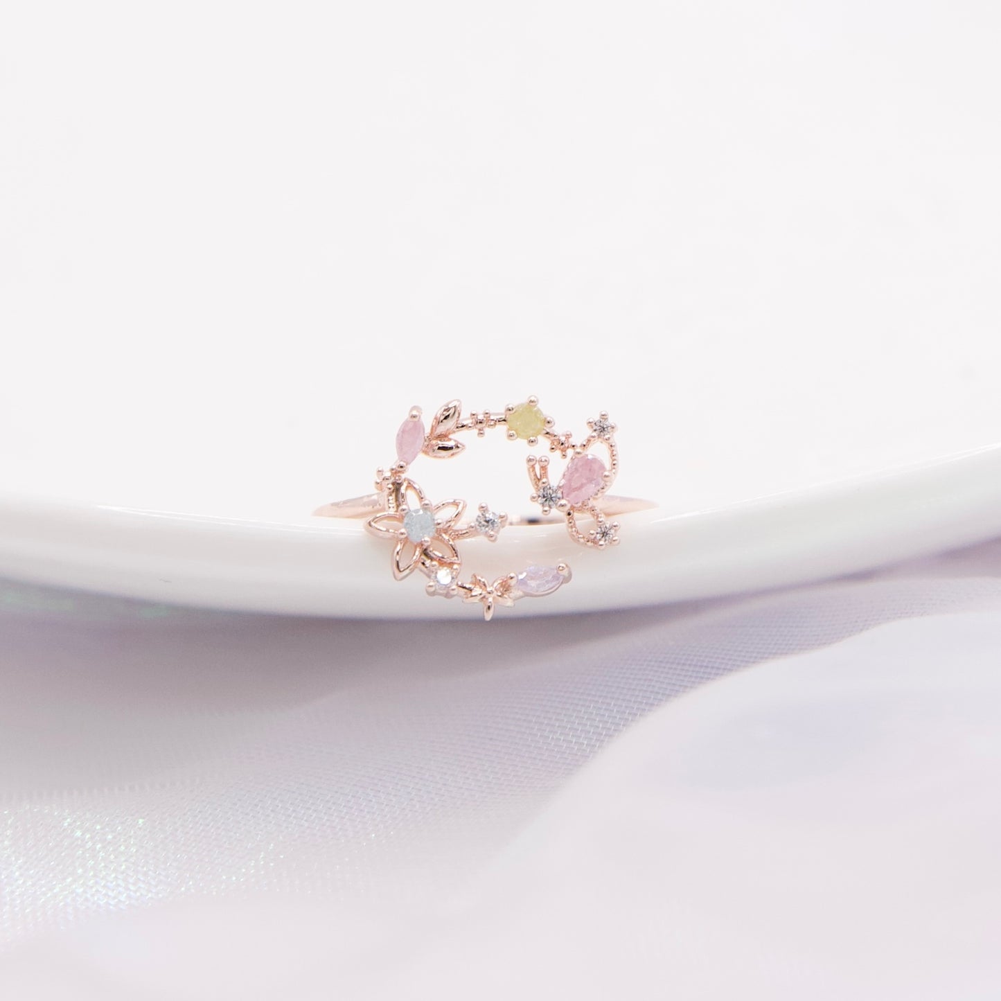 Butterfly Magic Moon Ring