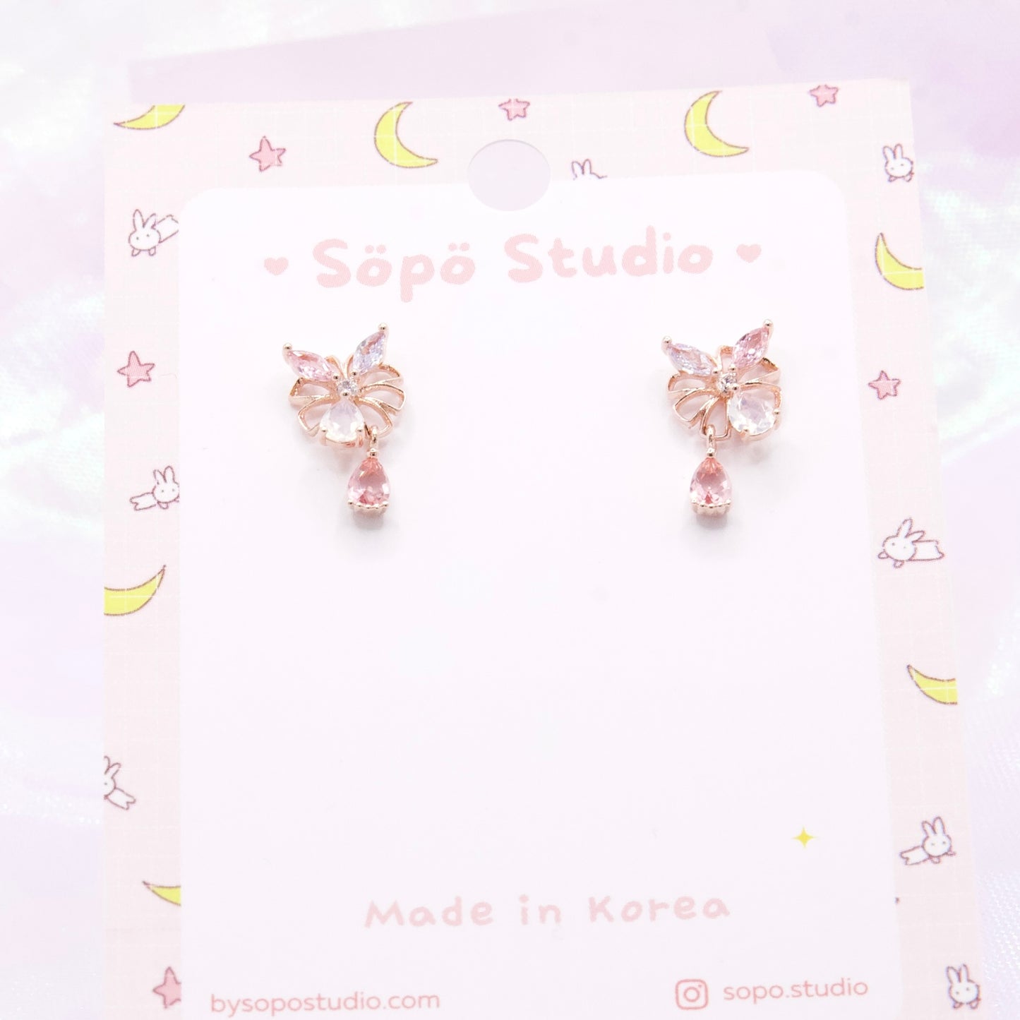 Dainty Dreamie Flower Korean Earrings - 2 colors