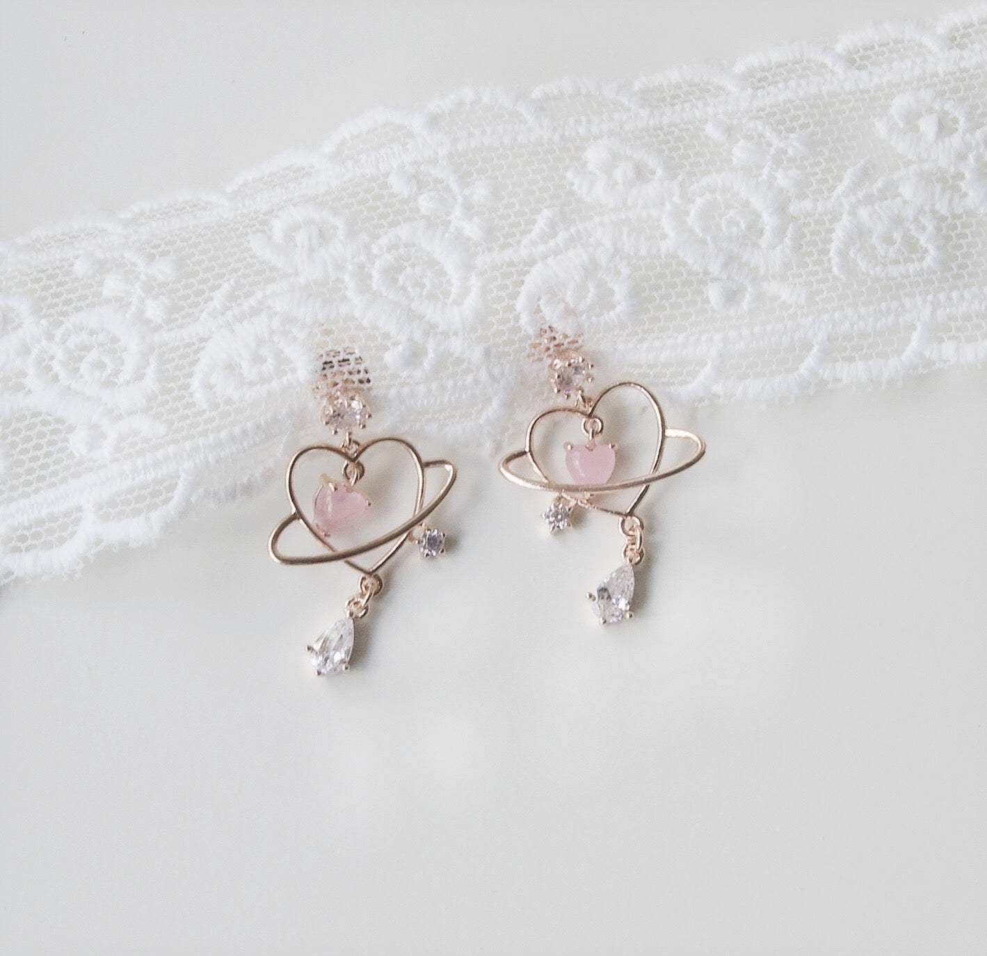 Cute Love Heart Sailor Moon Korean Dangle Earrings