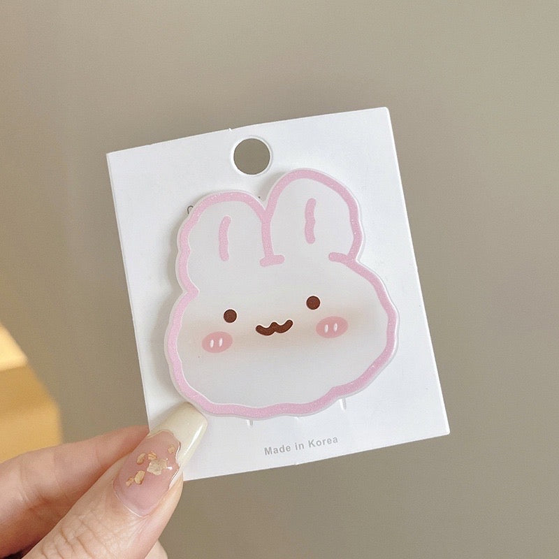 Korean Cute Bunny Tulip Bear Hair Pin