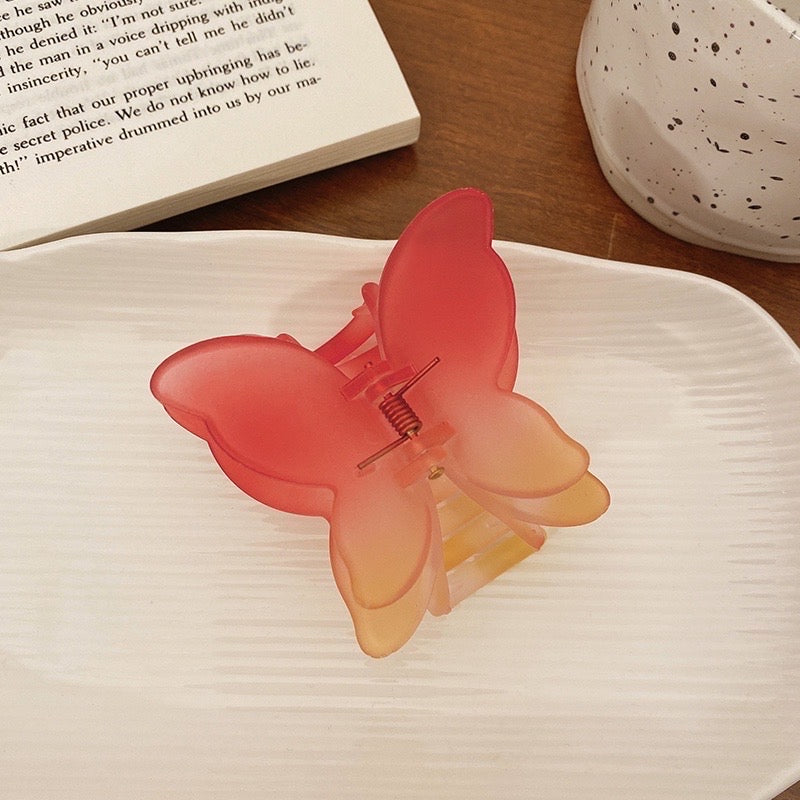 Cute Magical Butterfly Ombre Hair Claws - 5 colors