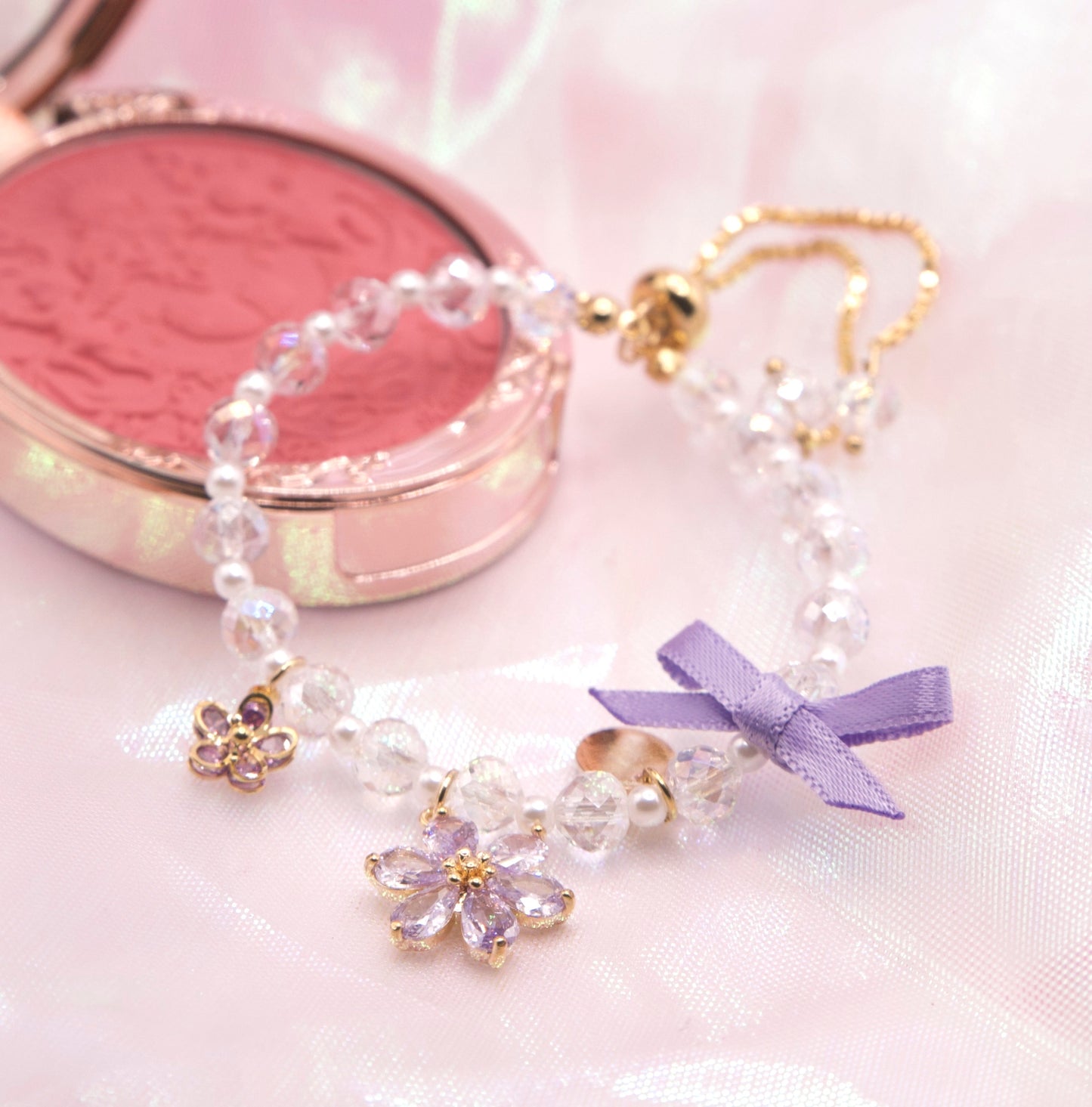Sailor Moon Sakura Purple Ribbon Bracelet