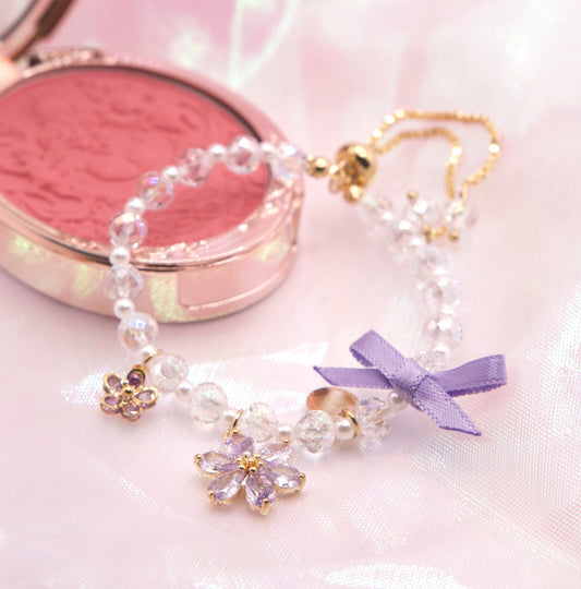 Sailor Moon Sakura Purple Ribbon Bracelet