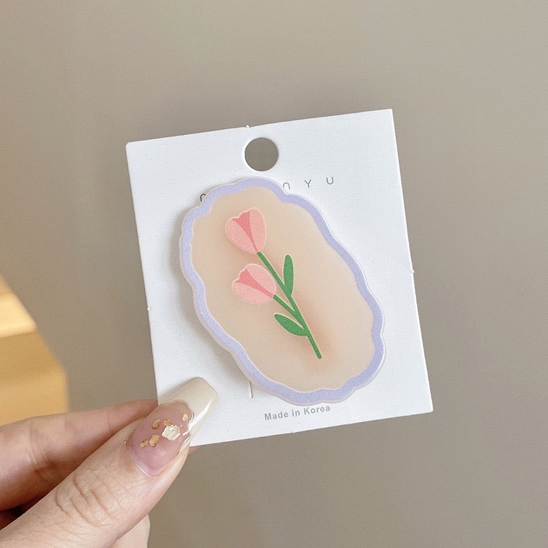 Korean Cute Bunny Tulip Bear Hair Pin