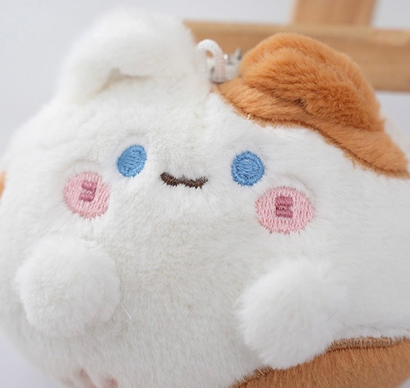 Cute Chubby Cat Plushy Keychain