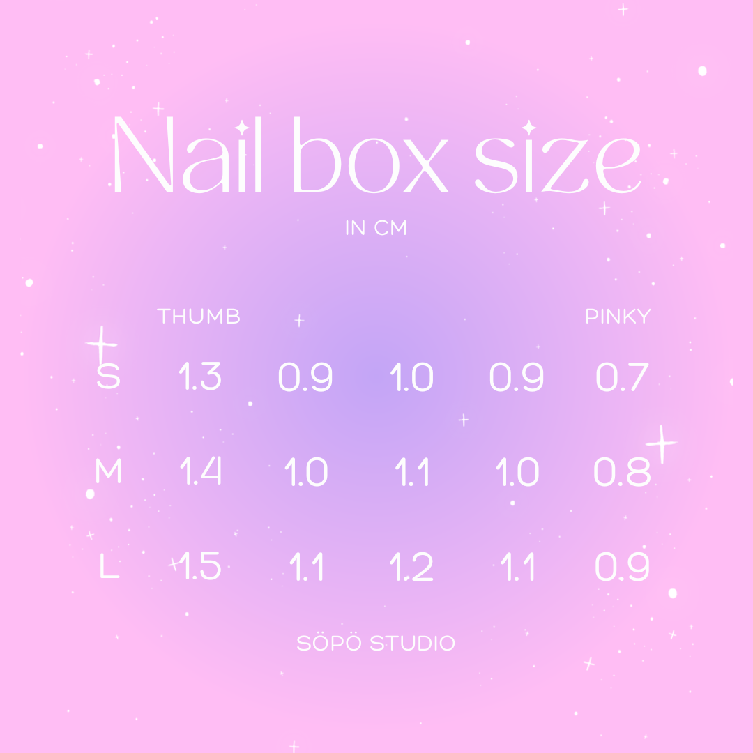 Handmade Gradient Blue Tullip Press-on Nails