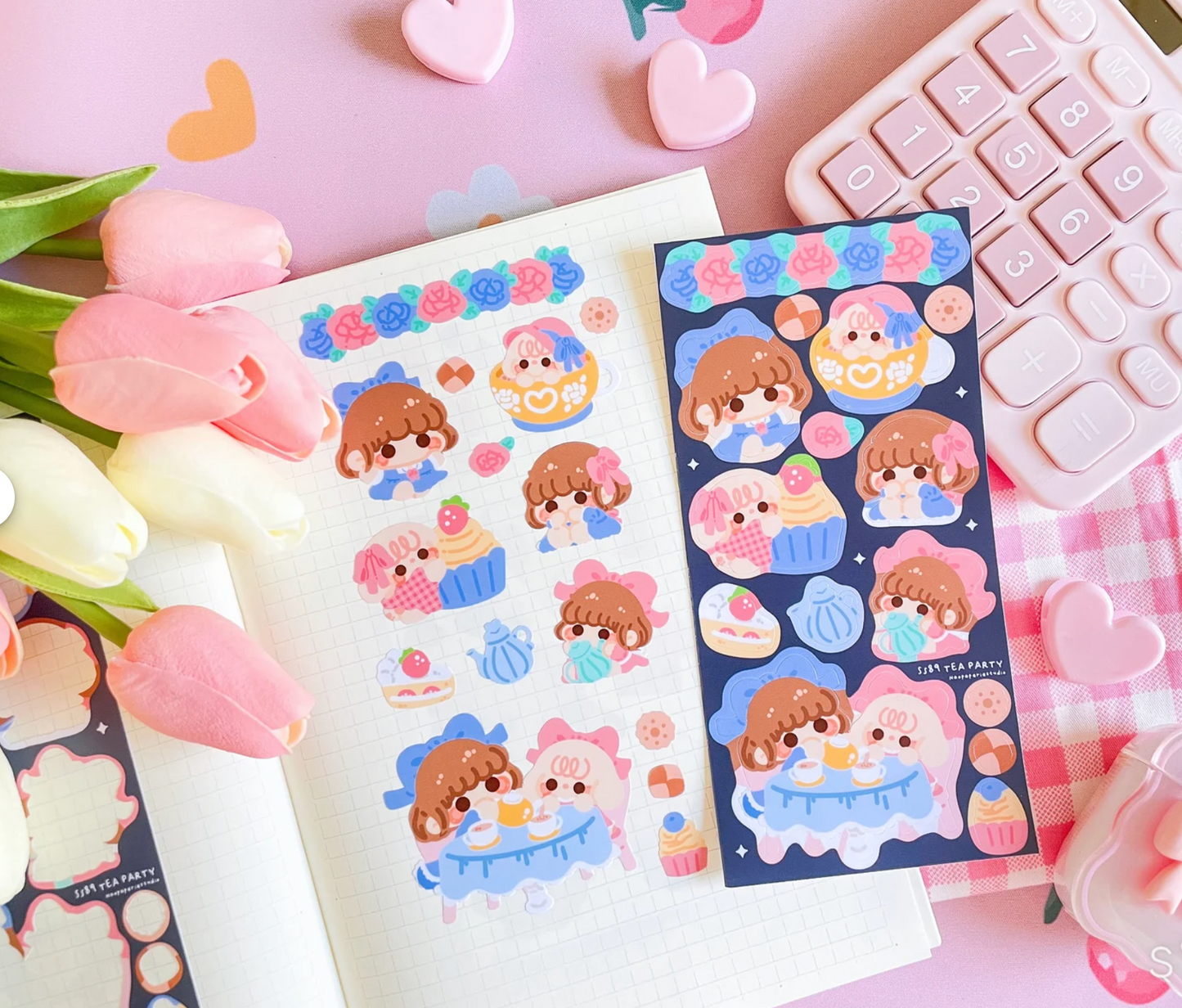 Naopaperie Tea Party Sticker Sheet