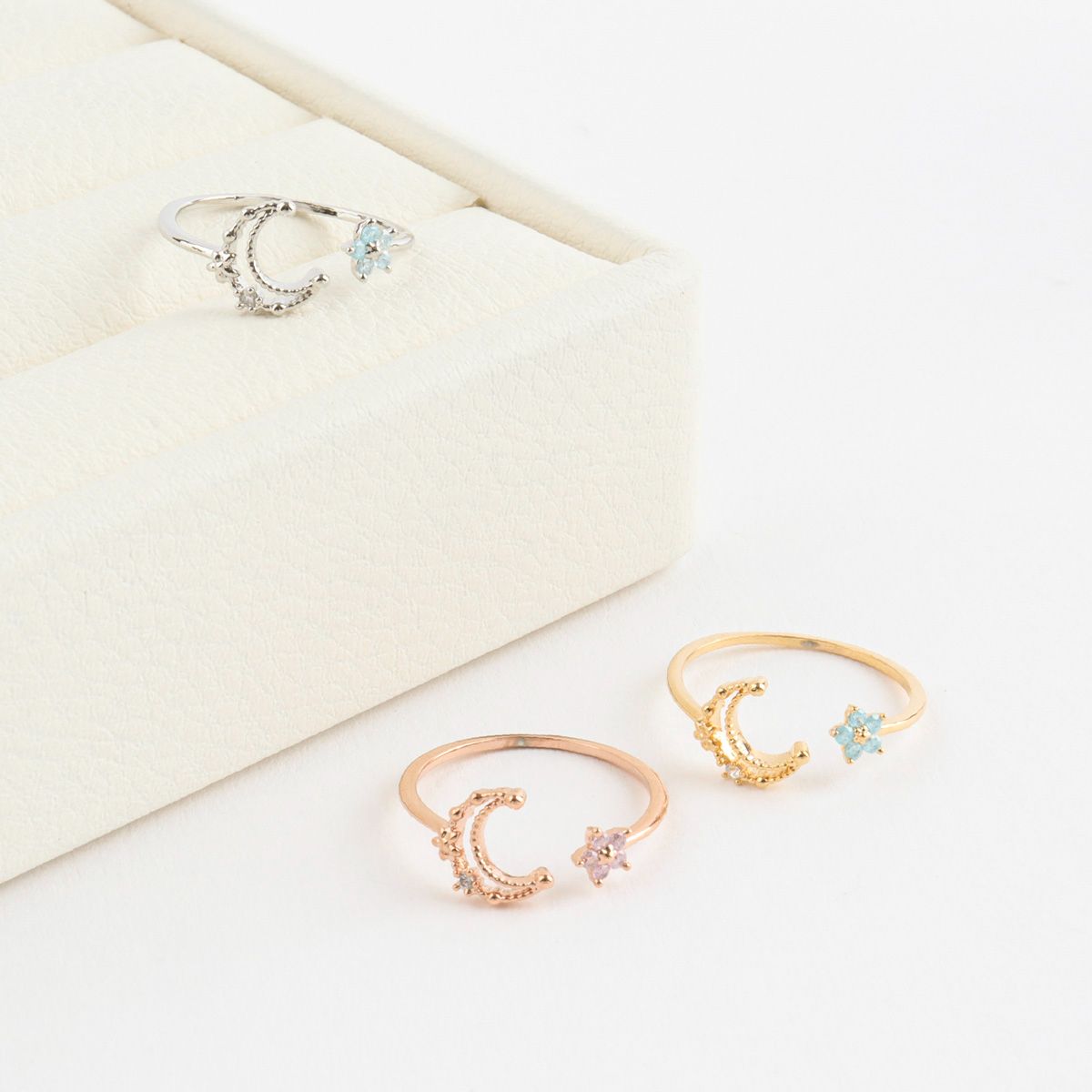 Princess Moon Rings - 2 colors