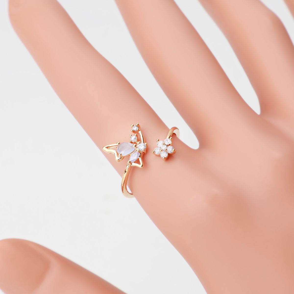 Fairy Butterfly Adjustable Ring Made in Korea - 3 colors