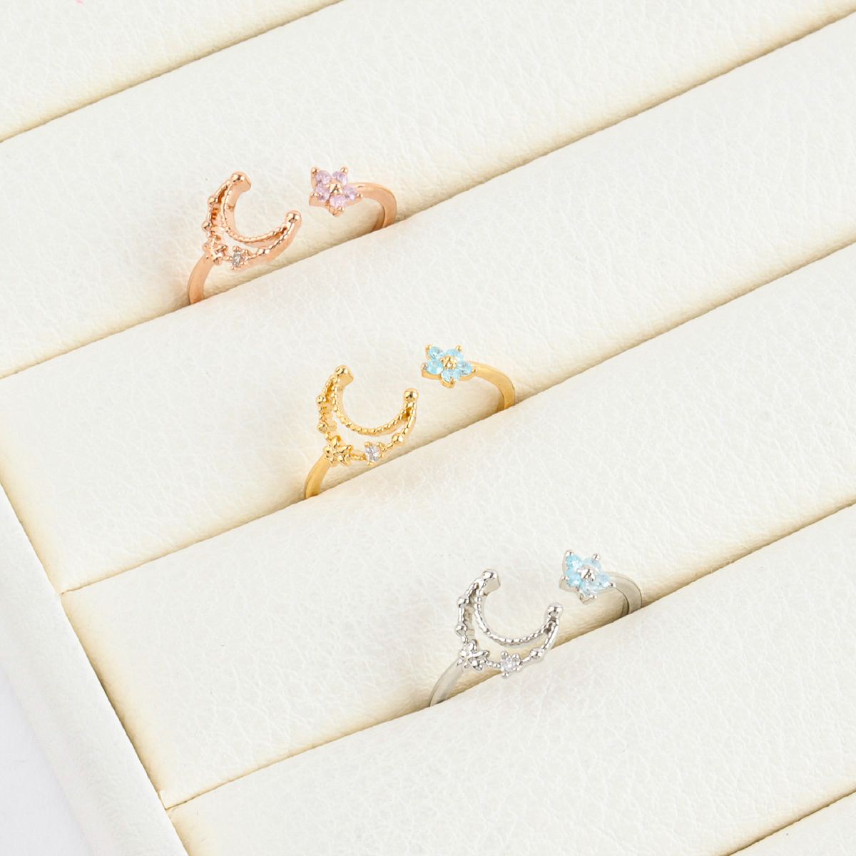 Princess Moon Rings - 2 colors