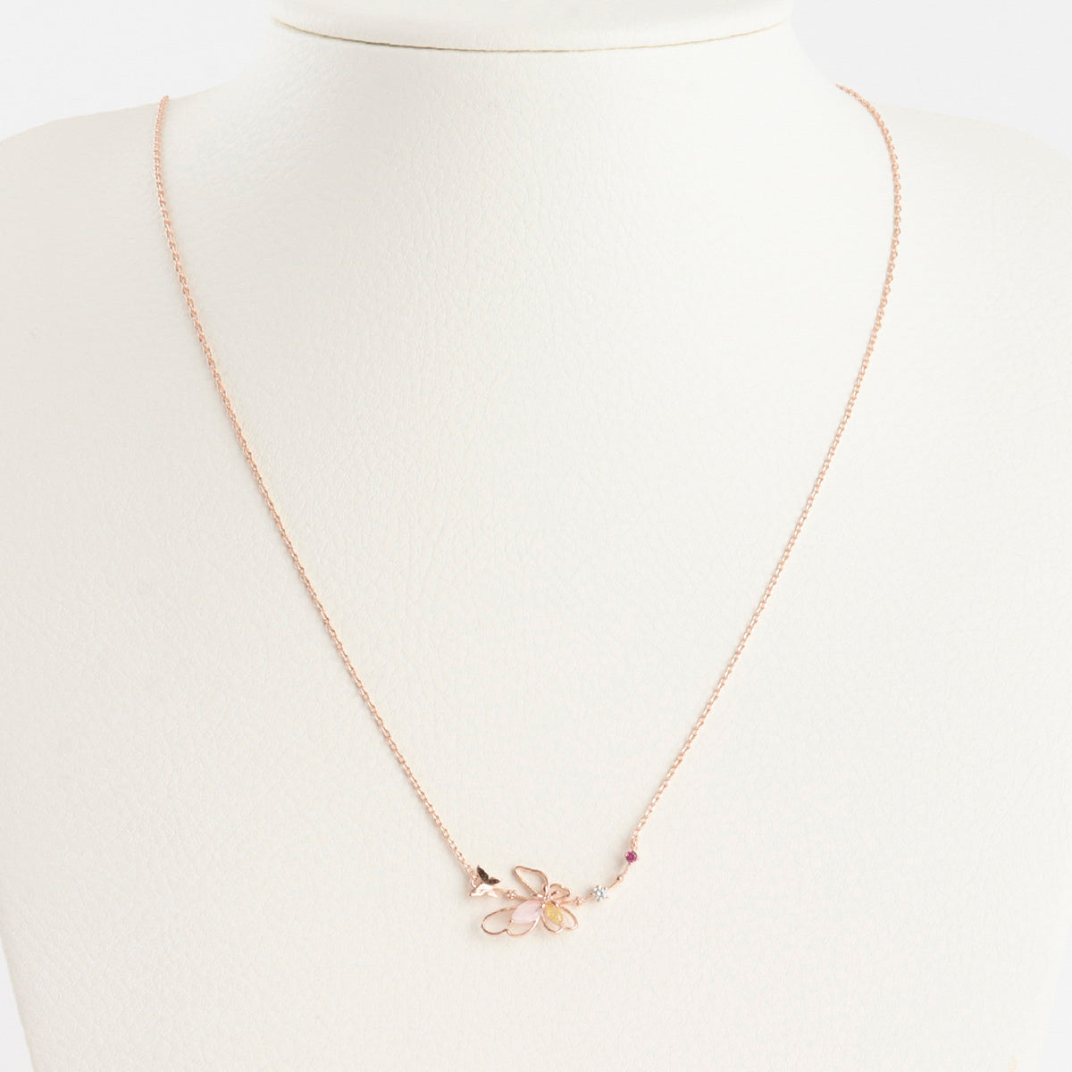 Cute Butterfly Elegant Style Korean Necklace - Made in Korea