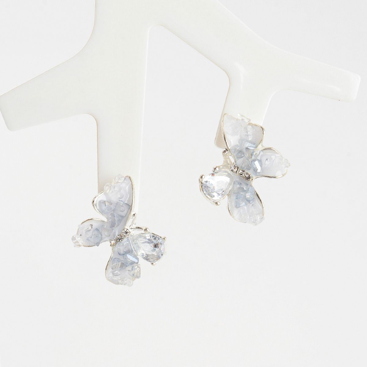 Pastel Purple Magic Cute Butterfly Stud Earrings