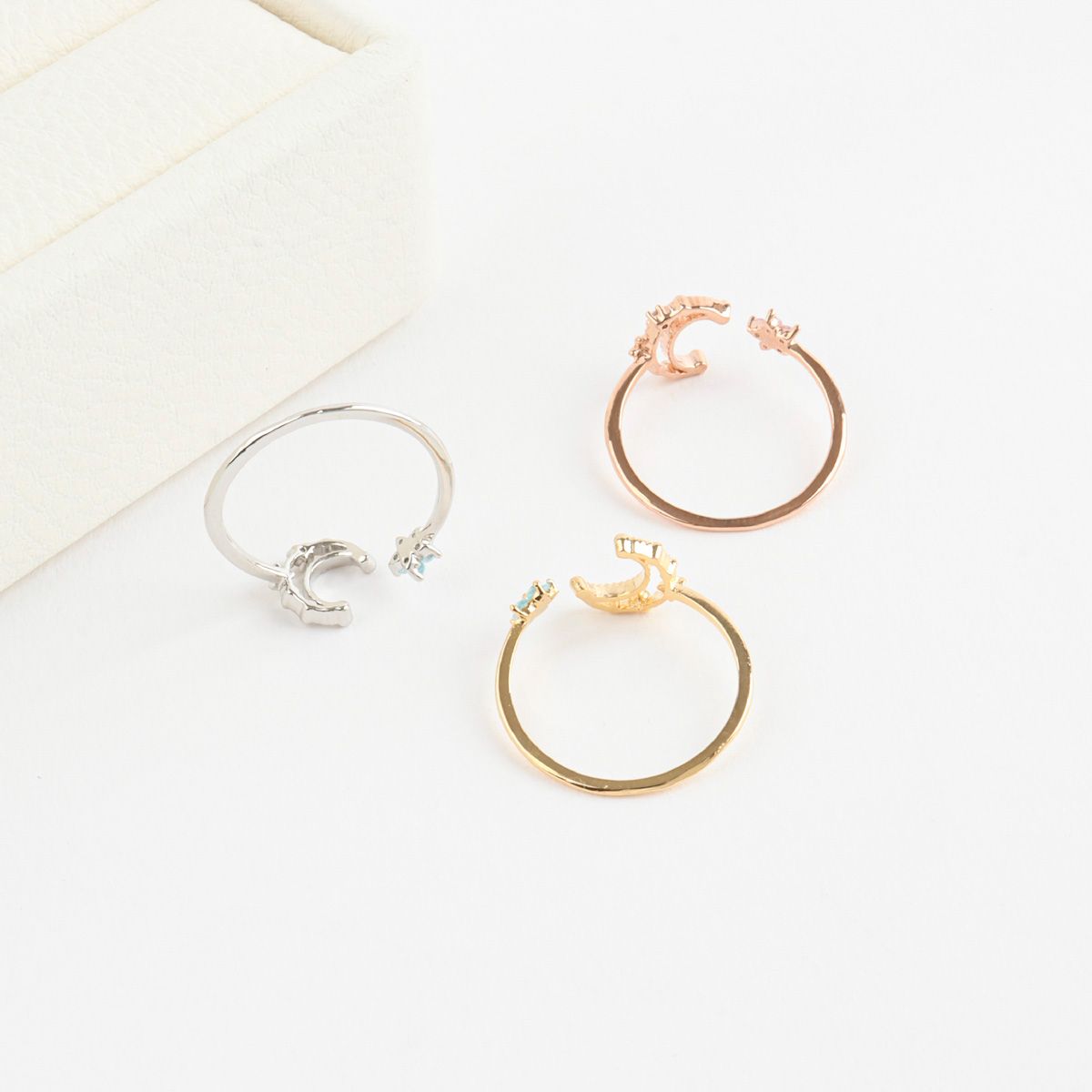 Princess Moon Rings - 2 colors