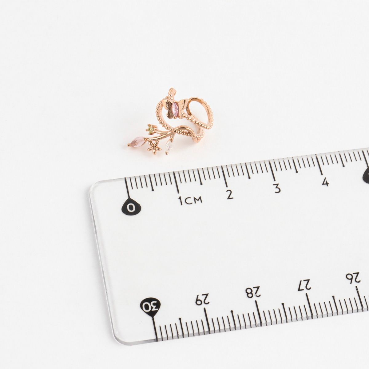 Butterfly Flower String Ear-cuff - 2 Colors