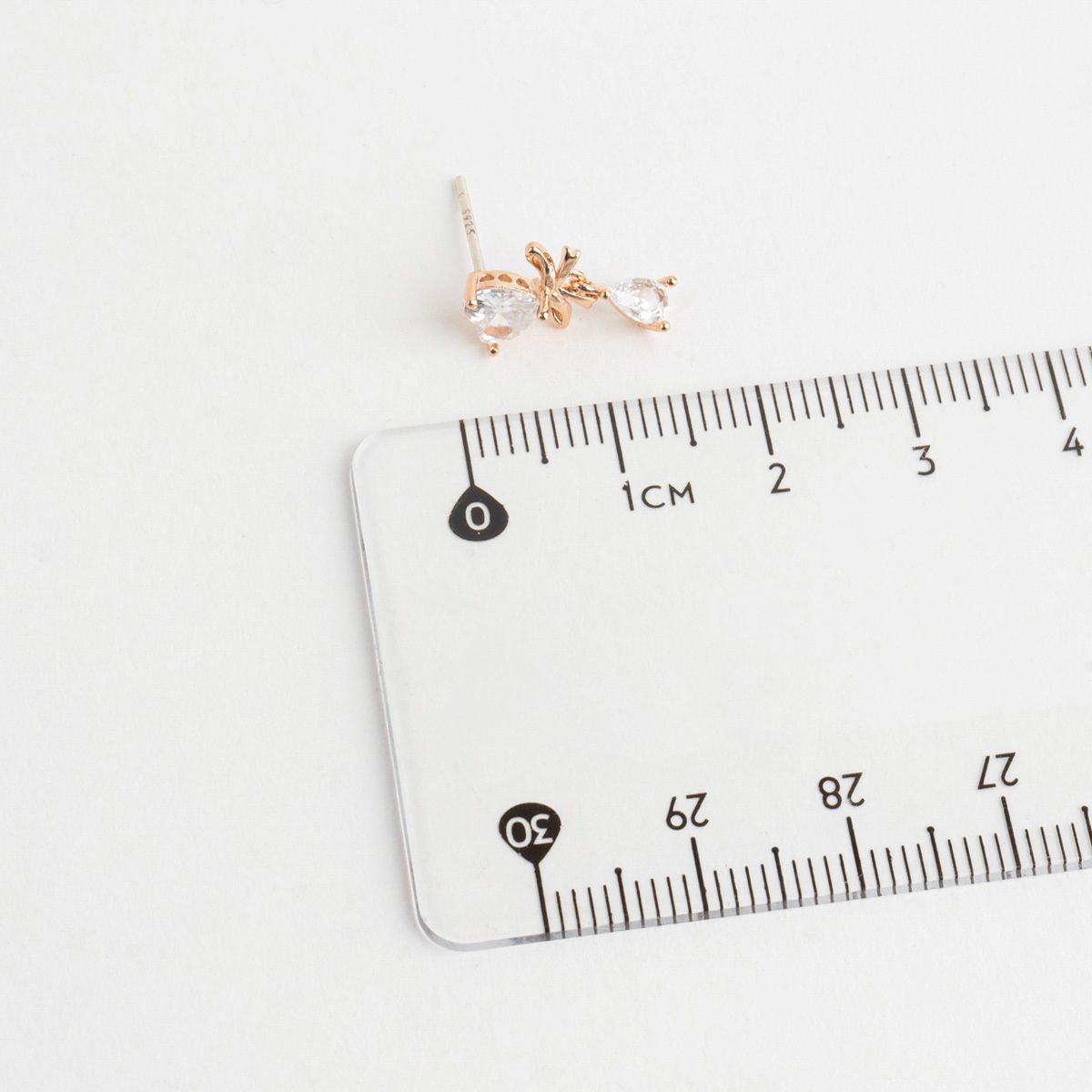 Heart Cute Ribbon Petit Dainty Korean Earrings