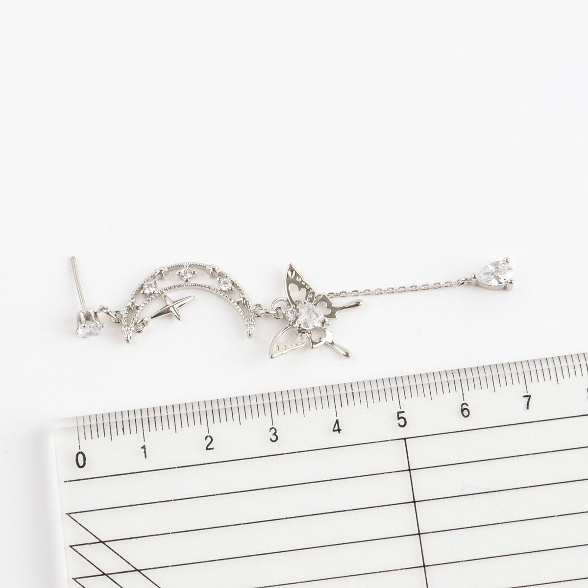 Moon Butterfly Magical Dangle Korean Earrings