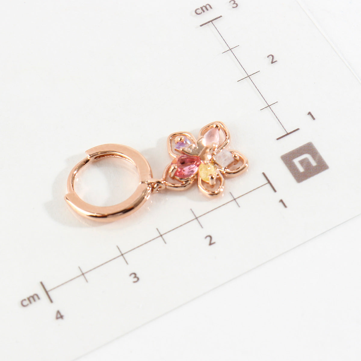Sakura Flower Hoop Earrings - 2 colors