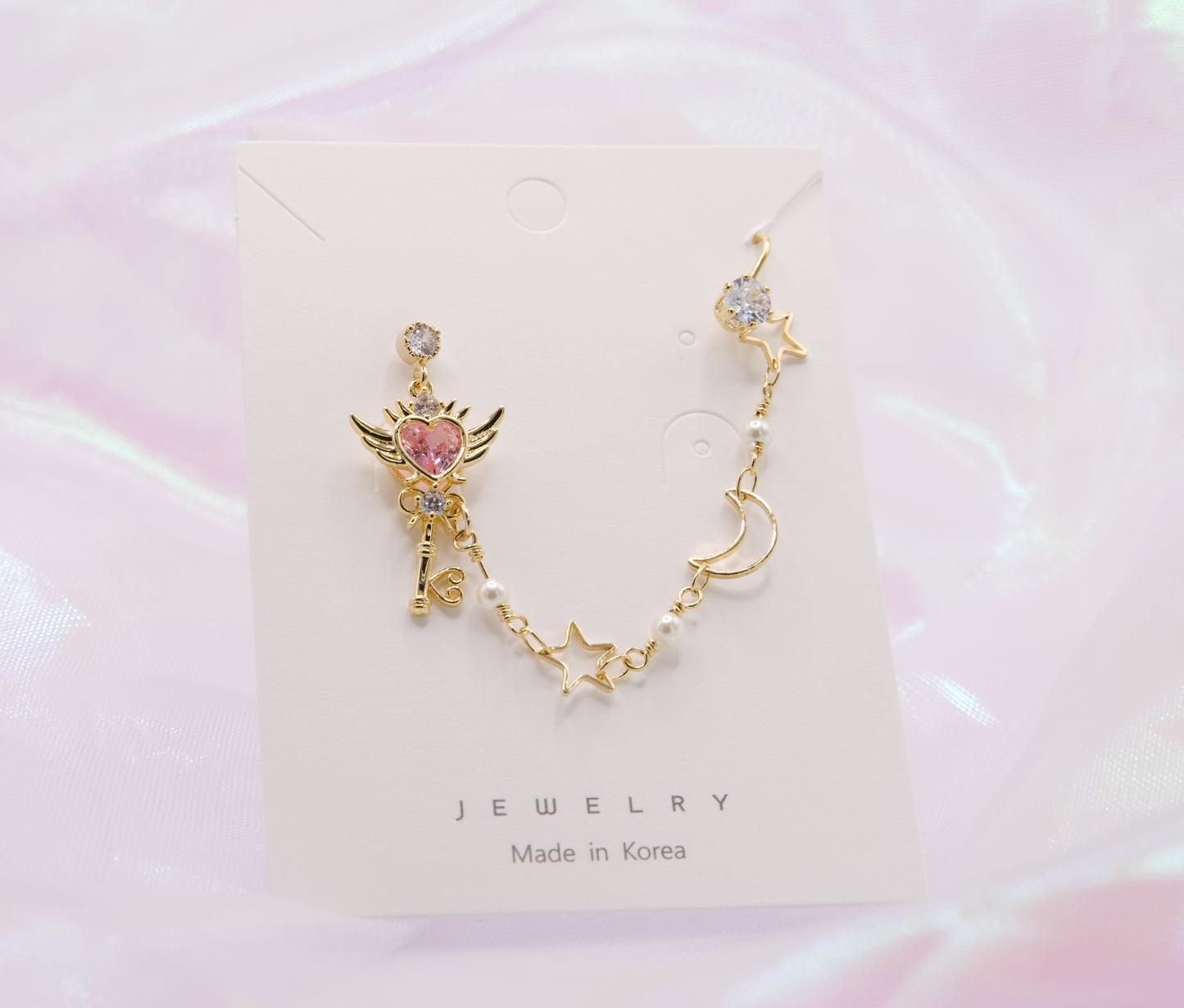 Sailor Moon Magic Heart Wand Ear Cuff