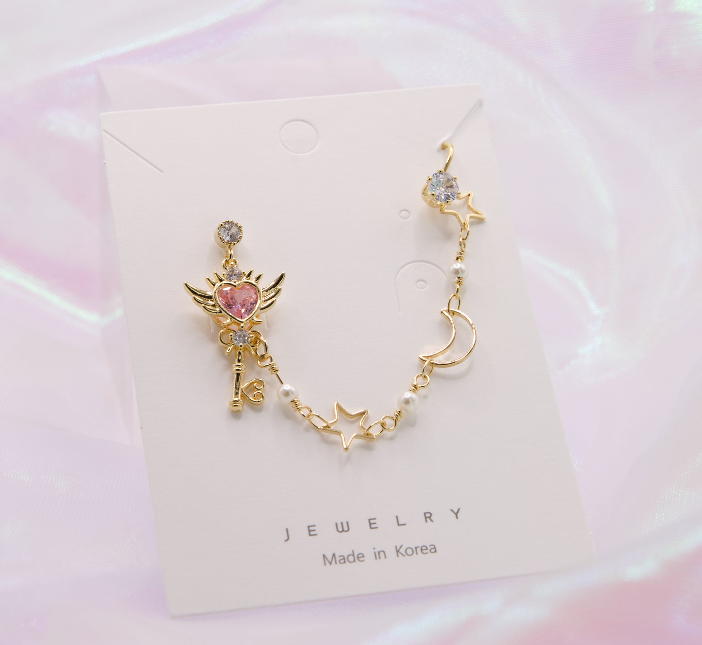 Sailor Moon Magic Heart Wand Ear Cuff