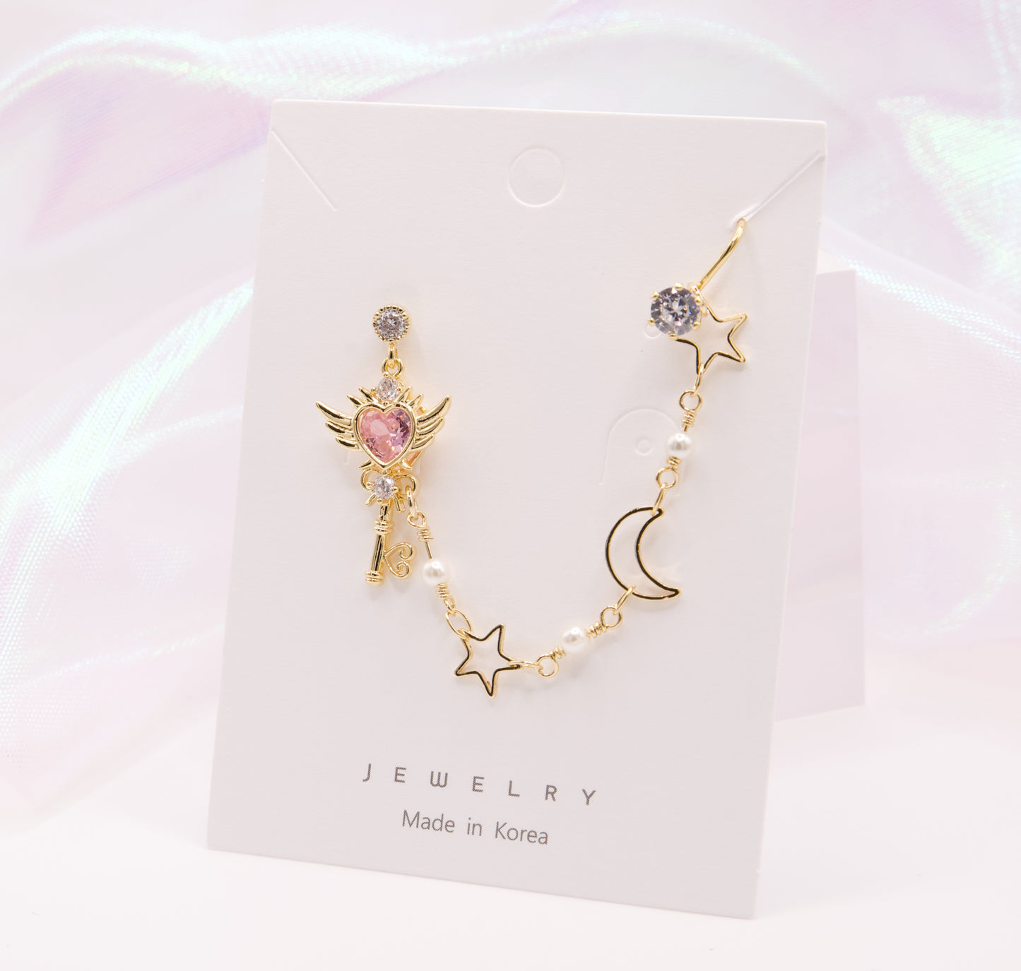 Sailor Moon Magic Heart Wand Ear Cuff