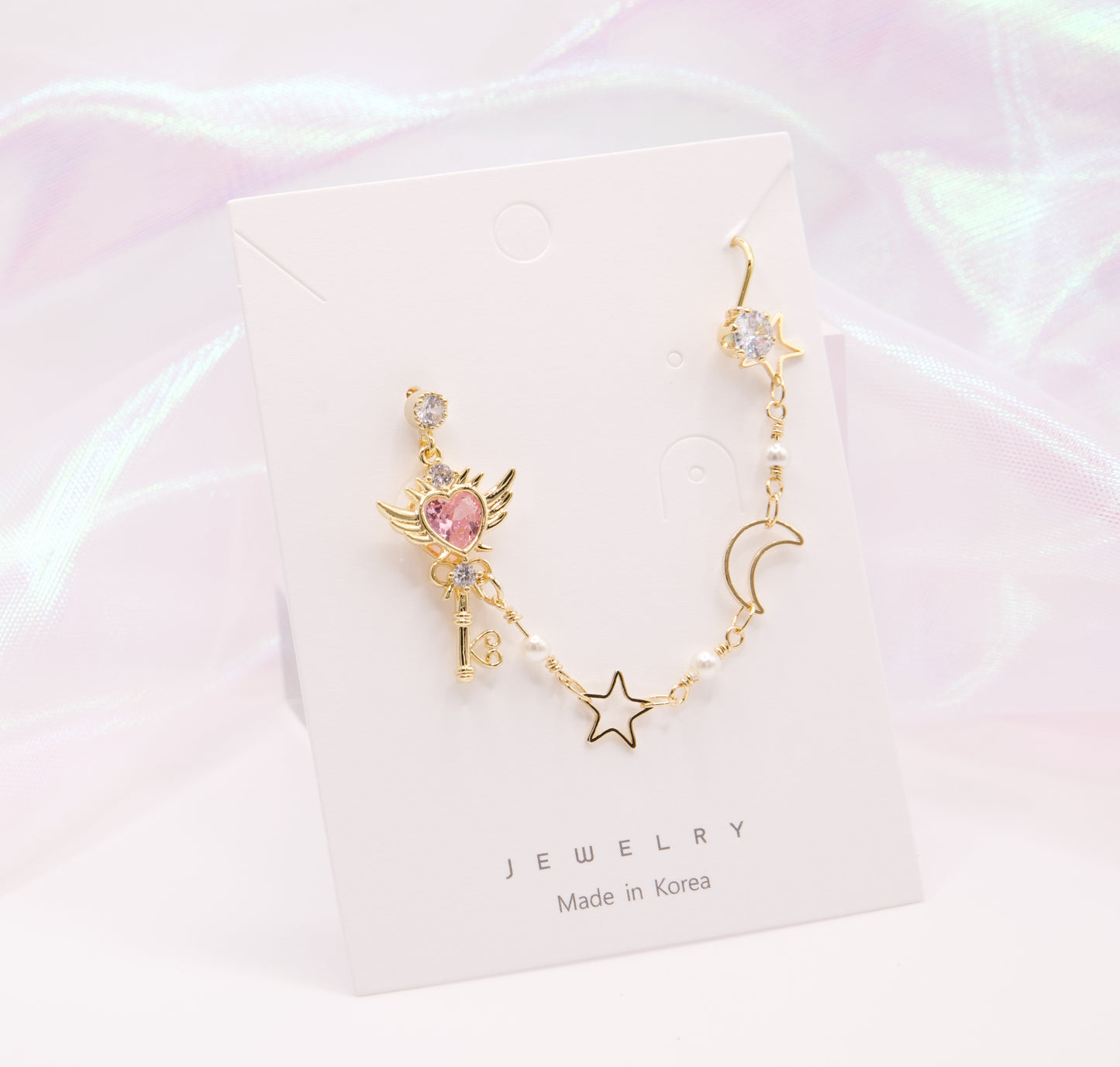Sailor Moon Magic Heart Wand Ear Cuff