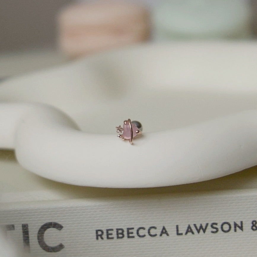 Heart Orbit Piercing