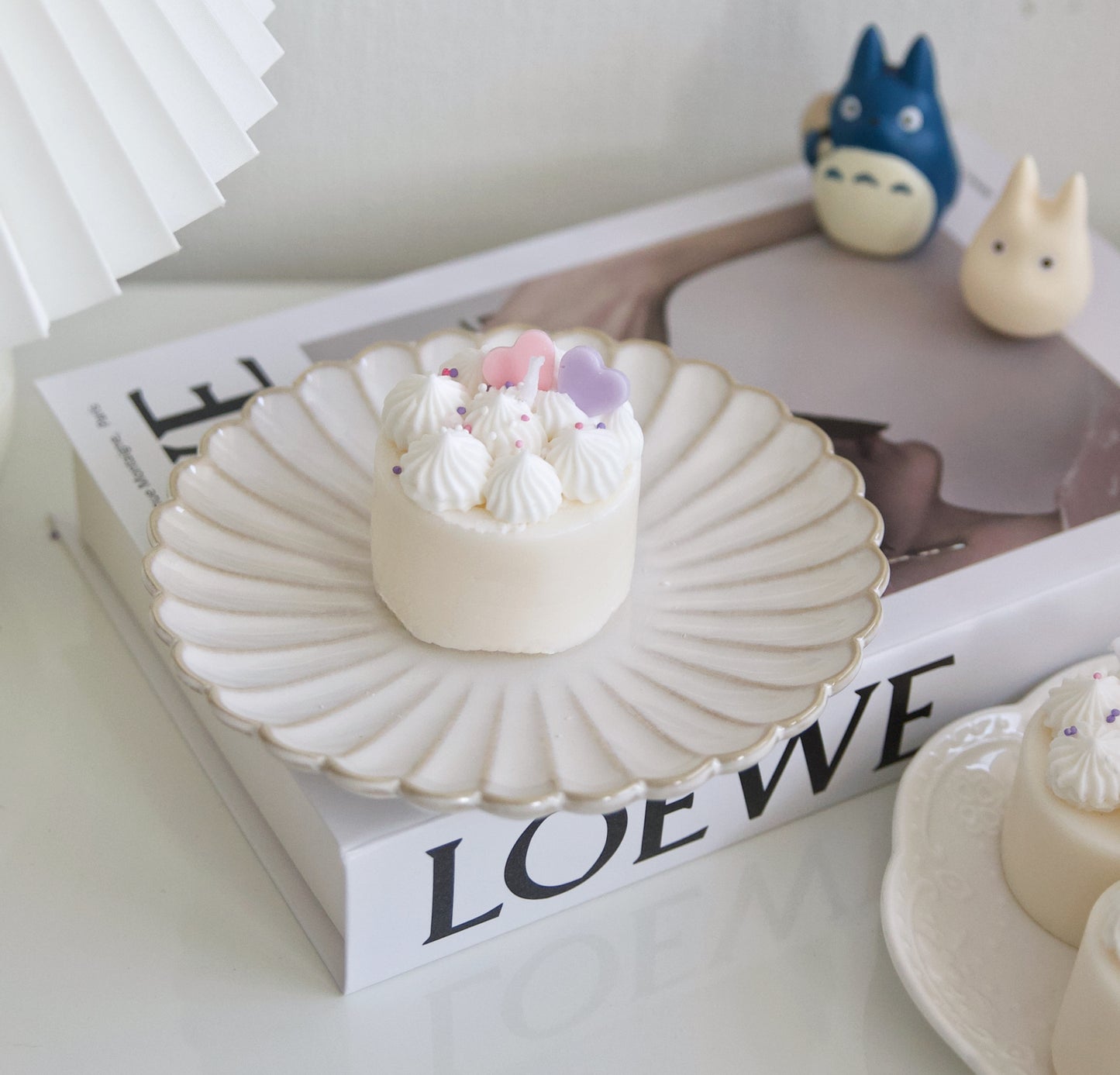 Cute Birthday Cake Candle - Made in Finland - Soywax candle