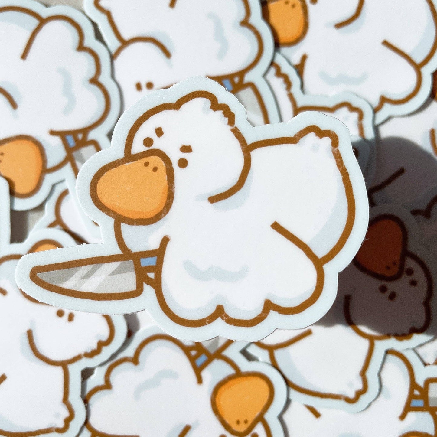 Angry Duck Sticker