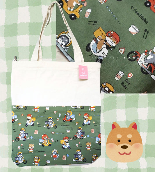 Shiba Inu Delivery Tote Bag