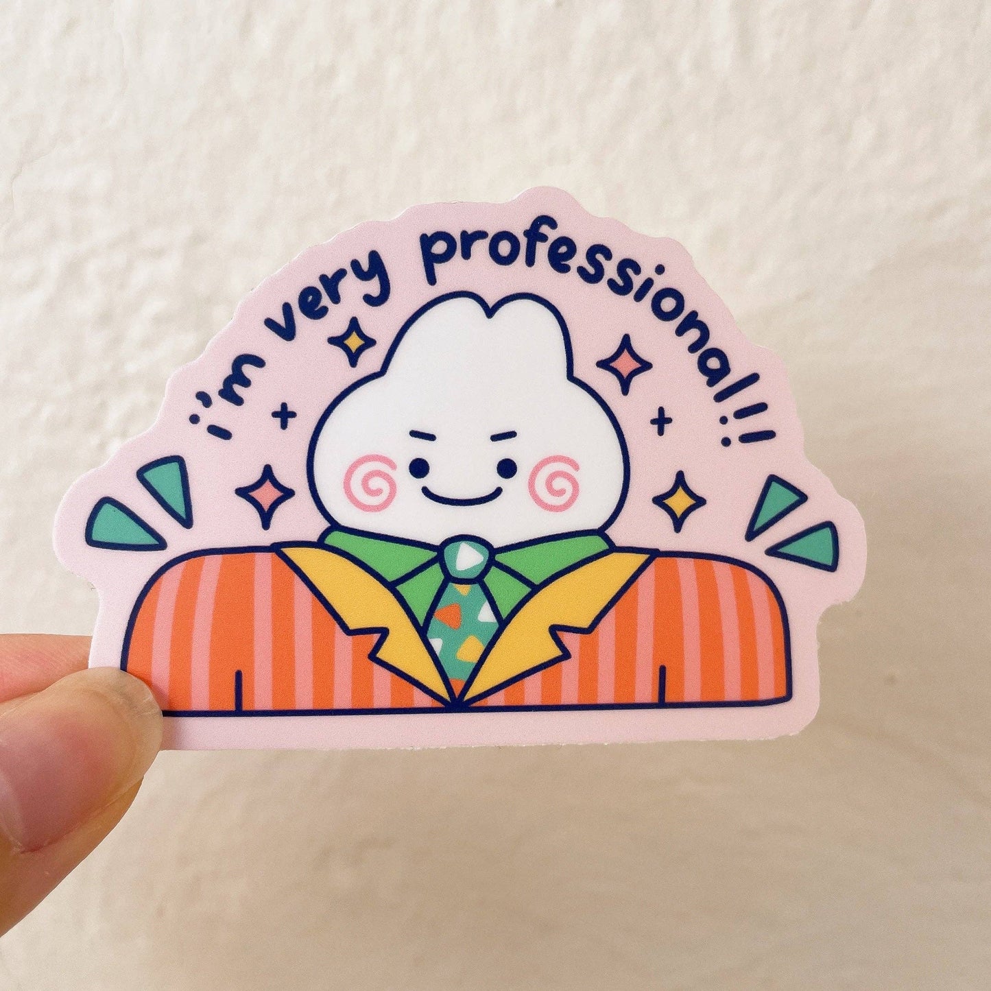 I'm Very Professional Bunny Sticker