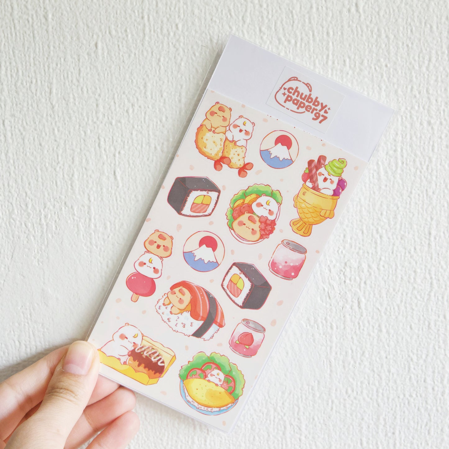 Japanese Food Sticker Sheet