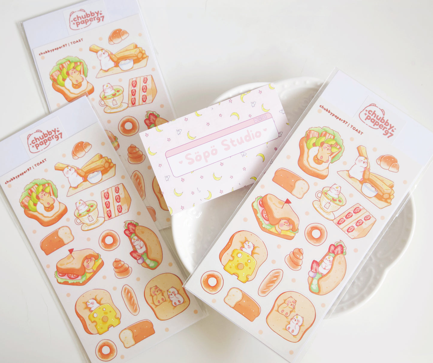 Toast Sticker Sheet