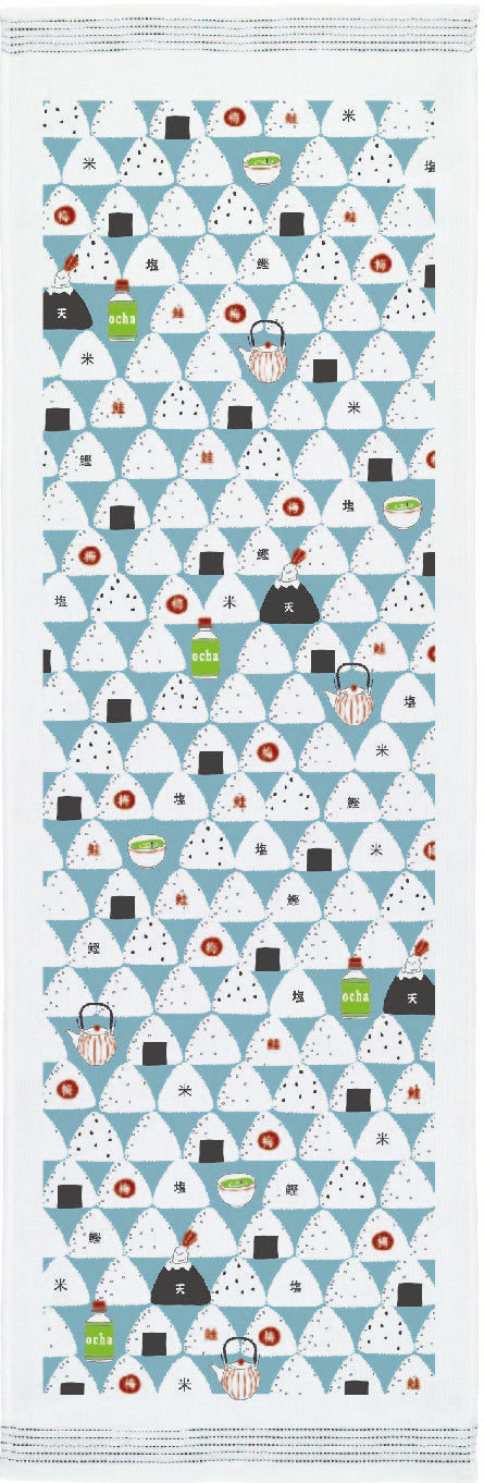 Onigiri Tenugui Kitchen Towel - Made in Japan